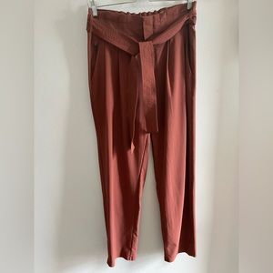 Athleta burnt orange skyline pant sz 4